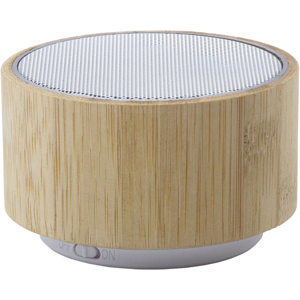 Branded Glisson Bamboo wireless speaker