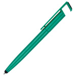 Branded PHONE-UP ball pen with phone cleaner/stylus