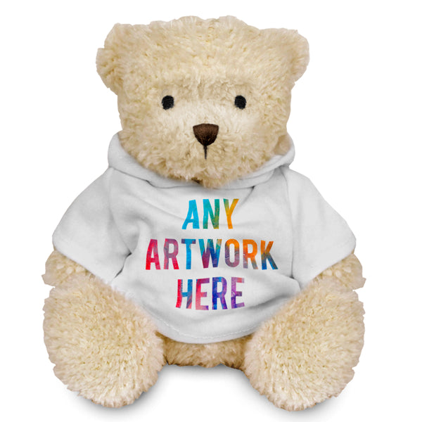 Branded White Hoodie Bear