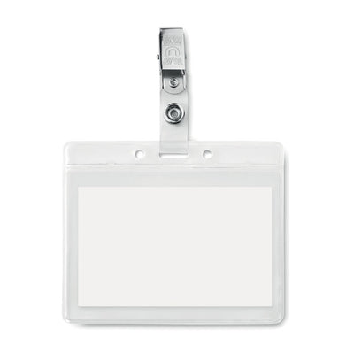 Branded PVC badge holder
