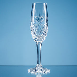 165ml Blenheim Lead Crystal Panel Champagne Flute