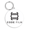Recycled 55mm Circle Keyring
