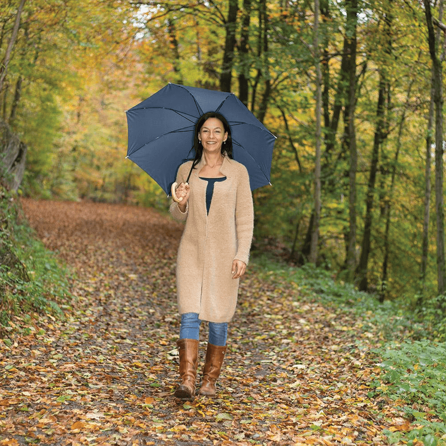 Fare ÖkoBrella Automatic Opening Umbrella with Wooden Crook Handle - 1000mm