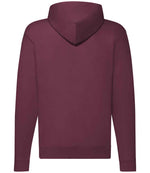 Fruit of the Loom Classic Zip Hooded Sweatshirt Burgundy