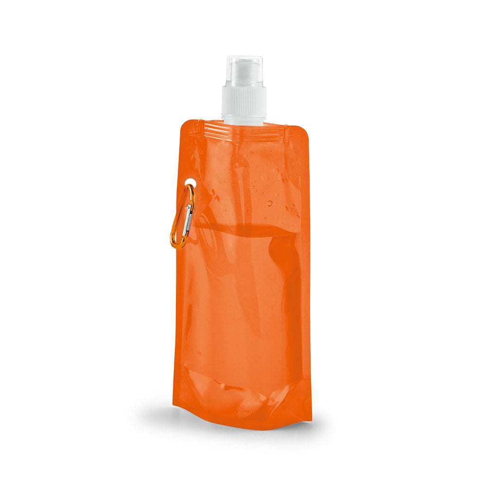 Kwill Foldable Sports Bottle with Carabiner Clip - 460ml