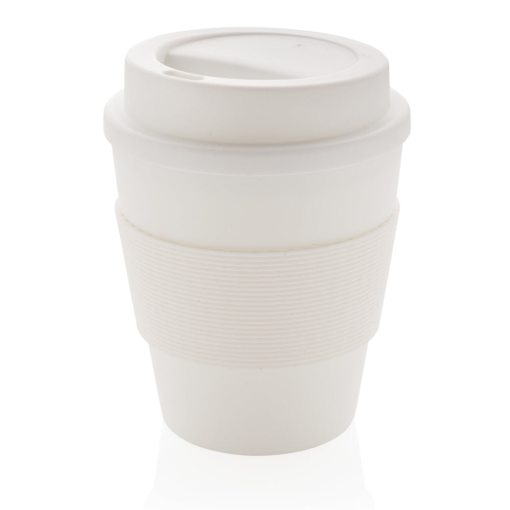 Branded Reusable Coffee cup with screw lid 350ml