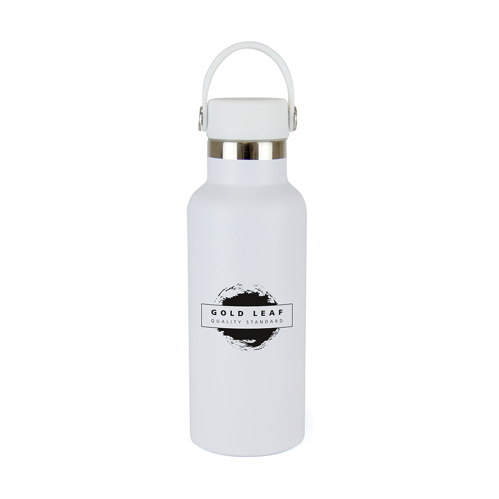 Branded Varo 500ml Stainless Steel Vacuum Flask with Carry Handle