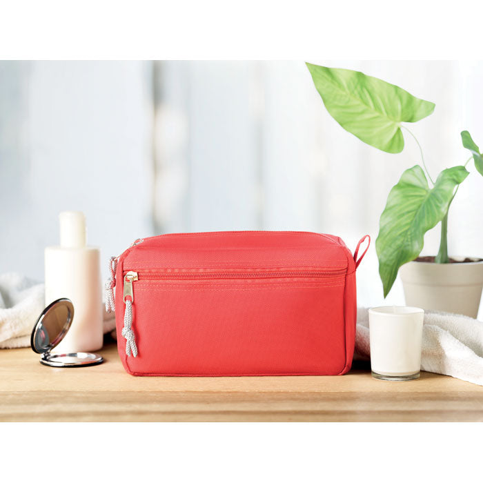 Branded PVC free cosmetic bag