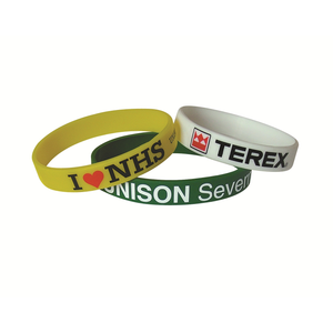 Printed Silicone Wristband - Adult