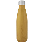 Cove 500 ml vacuum insulated stainless steel bottle with wood print