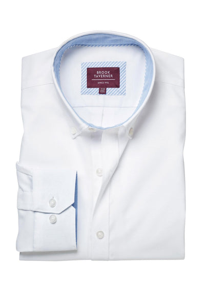 Branded Brook Taverner Lawrence Stretch Oxford Shirt