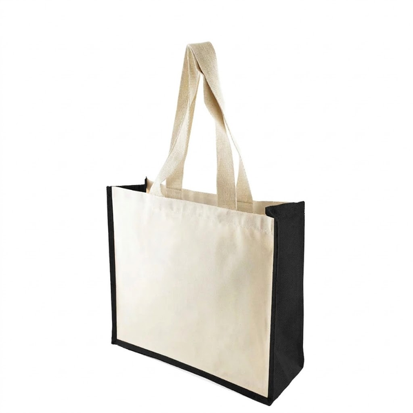 Kongoni Jute & Canvas Bag