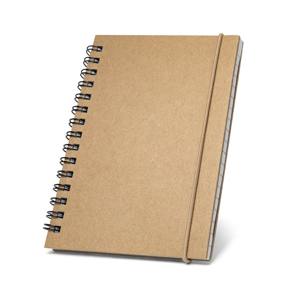 MARLOWE. Spiral pocket notebook with recycled paper