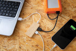 Branded Bamboo hub with Type-C