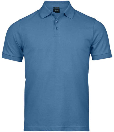 Tee Jays Luxury Stretch Piqué Polo Shirt Ocean Blue