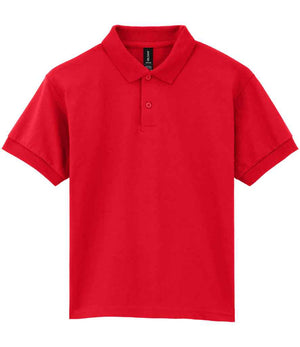 Gildan Kids DryBlend® Jersey Polo Shirt Red