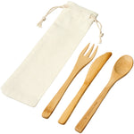 Branded Celuk bamboo cutlery set