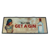 Large Branded Bar Runner with Rubber Border
