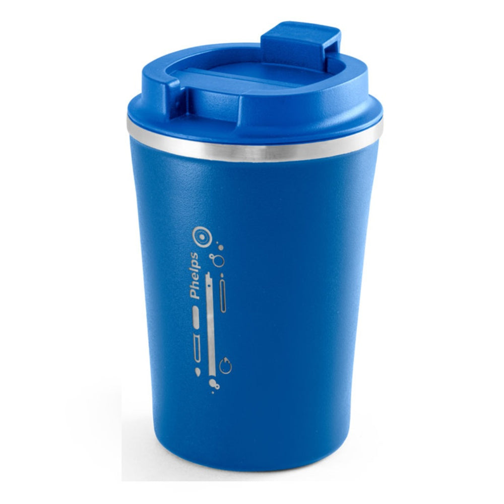 PHELPS. Stainless steel and PP travel cup 470 mL