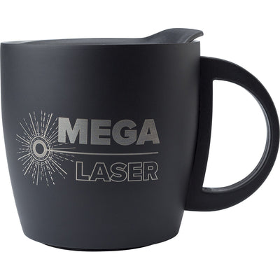 Branded Westington Double walled steel travel mug (350 ml)