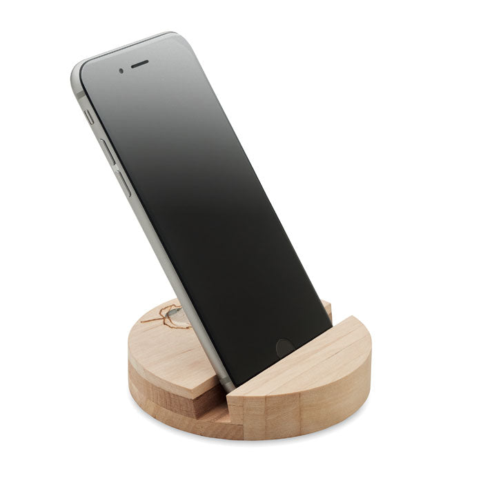Wood phone stand with Seeds – Totally Branded