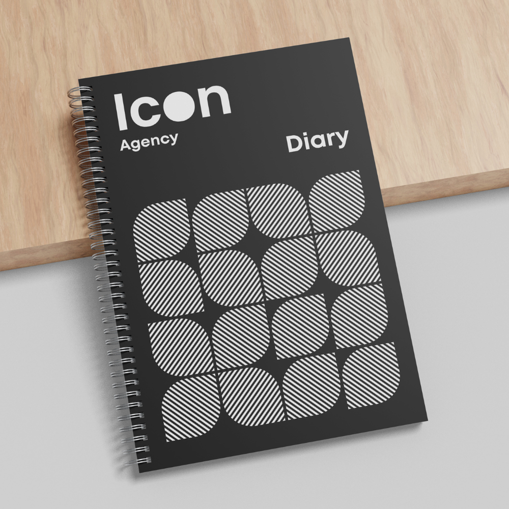 Branded A5 Wire Bound Diary