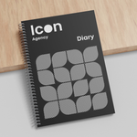 Branded A5 Wire Bound Diary