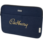 Branded Joey 14" GRS recycled canvas laptop sleeve 2L
