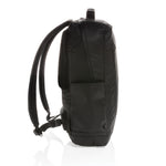 Branded Fashion black 15.6" laptop backpack PVC free