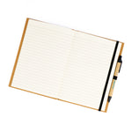 A5 Eco Notebook & Hale Card Pen Set Black