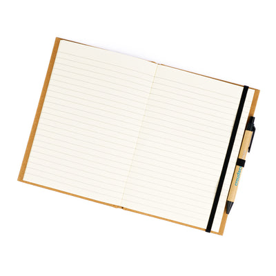 A5 Eco Notebook & Hale Card Pen Set Black