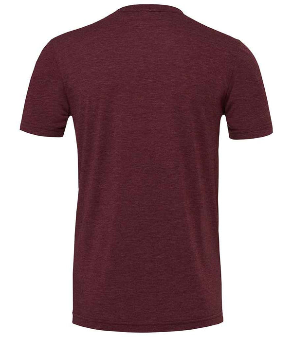 Canvas Unisex Tri-Blend T-Shirt Maroon Tri-Blend