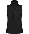 Regatta Ladies Flux Soft Shell Bodywarmer Black/Black