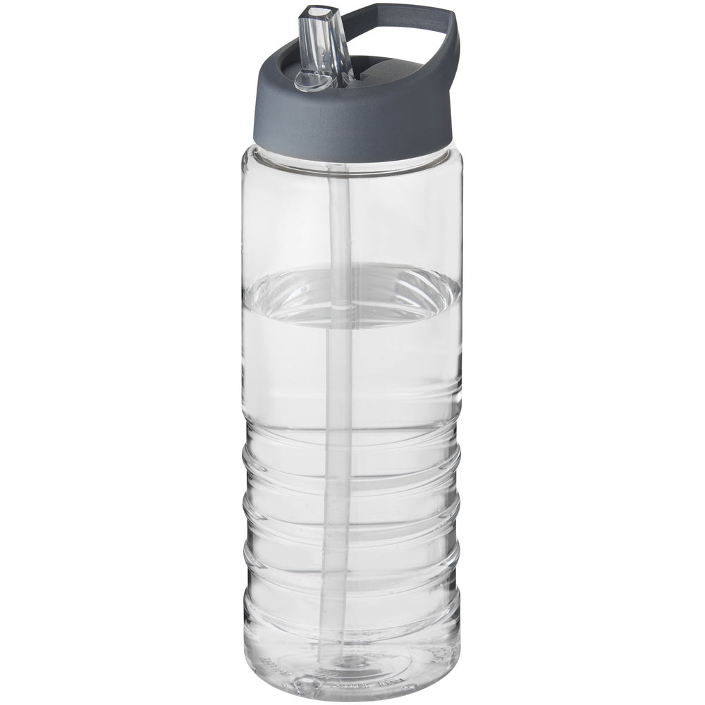 Branded H2O Active® Treble 750 ml spout lid sport bottle