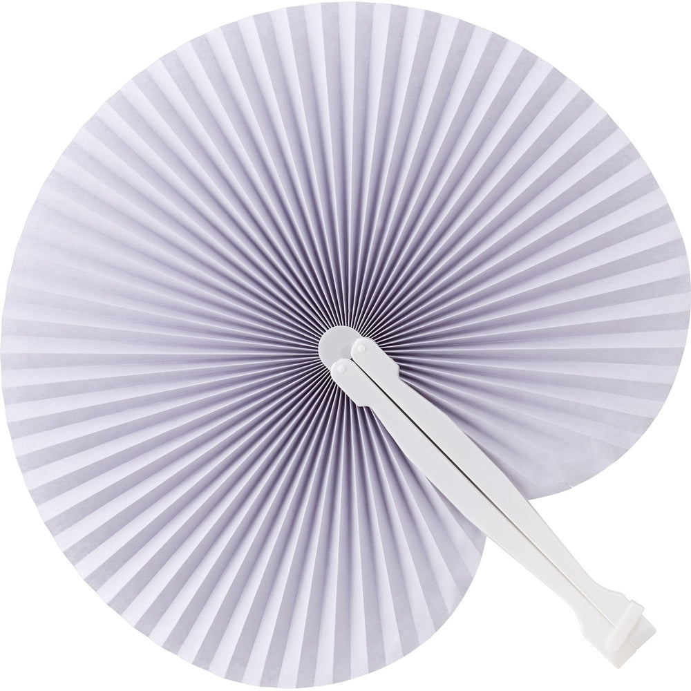 Branded Bromwich Paper hand held fan