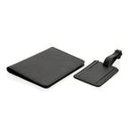 Branded Swiss Peak GRS recycled PU travel gift set