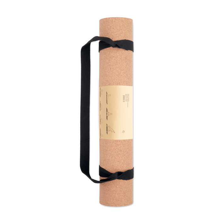 Branded Cork yoga mat