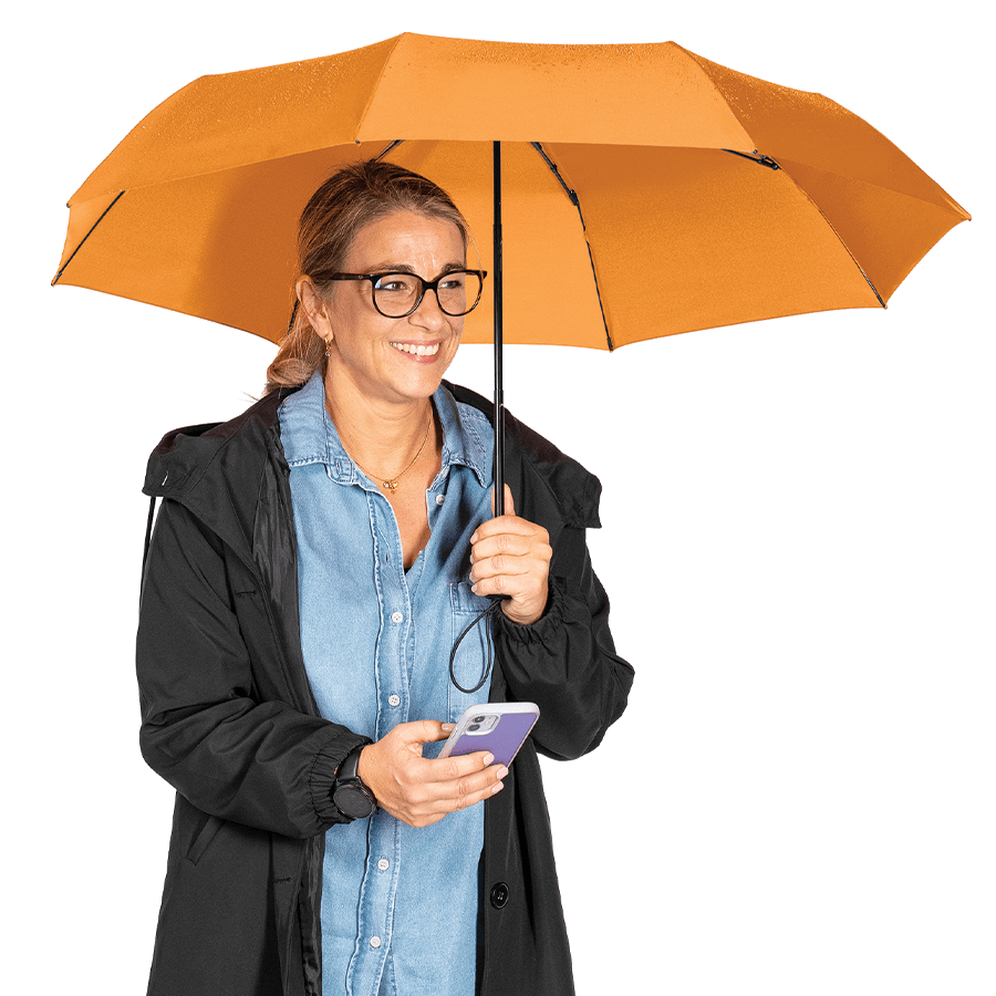 Fare Topless Manual Mini Pocket Umbrella - 970mm