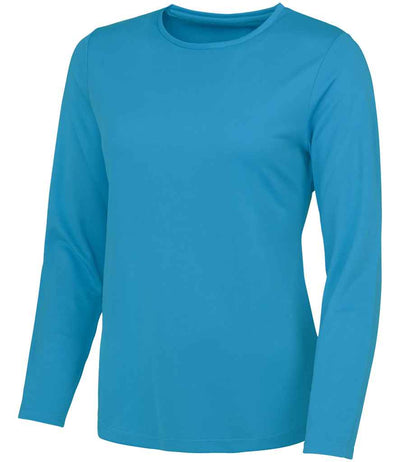 Branded AWDis Ladies Cool Long Sleeve T-Shirt