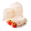 Branded Mincarlo Natural cotton mesh bags