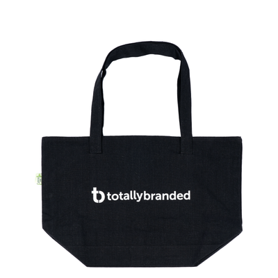 Exhibition Bags in black with the Totally Branded logo on