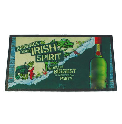 Small Branded Bar Runner with Rubber Border