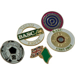 Branded Stamped Iron Soft Enamel Badge (20mm)