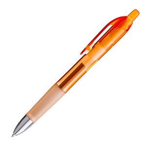 BIC® Intensity® Gel Clic, Orange, Blue Ink