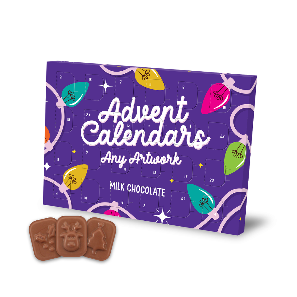 Branded A5 Milk Chocolate Advent Calendar