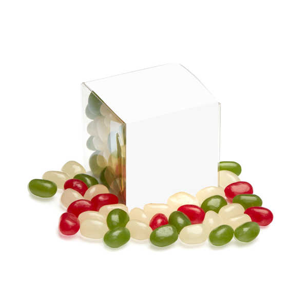 Branded Clear Cube of Festive Jelly Bean Factory®