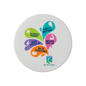 Renato Recycled Plastic Coaster - Circle