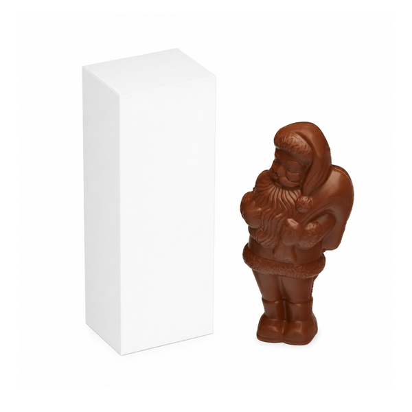 Branded Box of a Milk Chocolate Santa