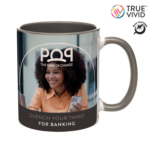 CAMBRIDGE 11oz Two-Tone Ceramic Mug Grey