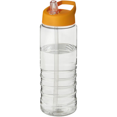 Branded H2O Active® Treble 750 ml spout lid sport bottle